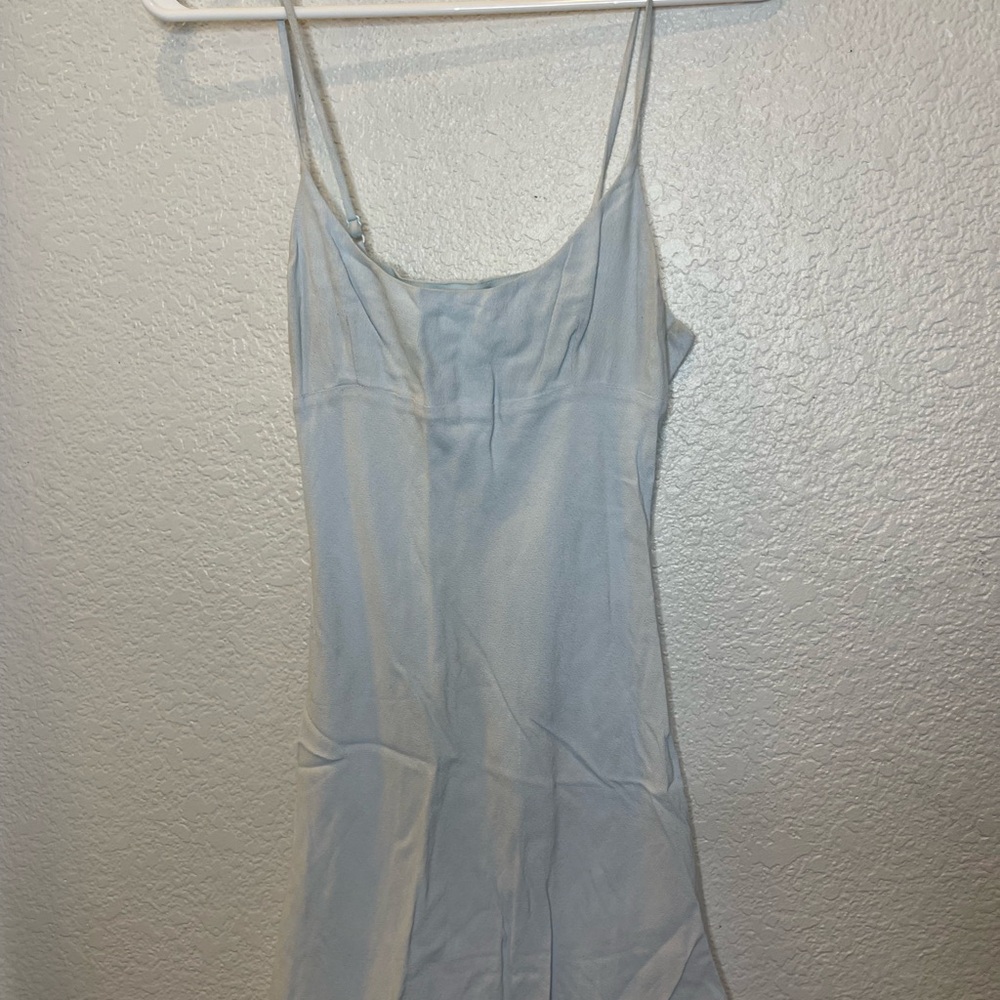 Aritzia Sundeh Light Blue Midi Dress xxs